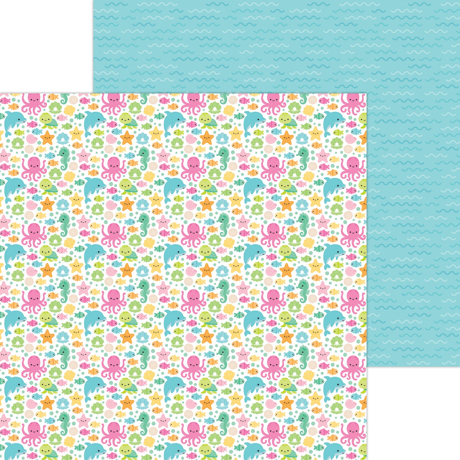 Doodlebug SUMMER FUN 12”X12” Paper Pack 13pc