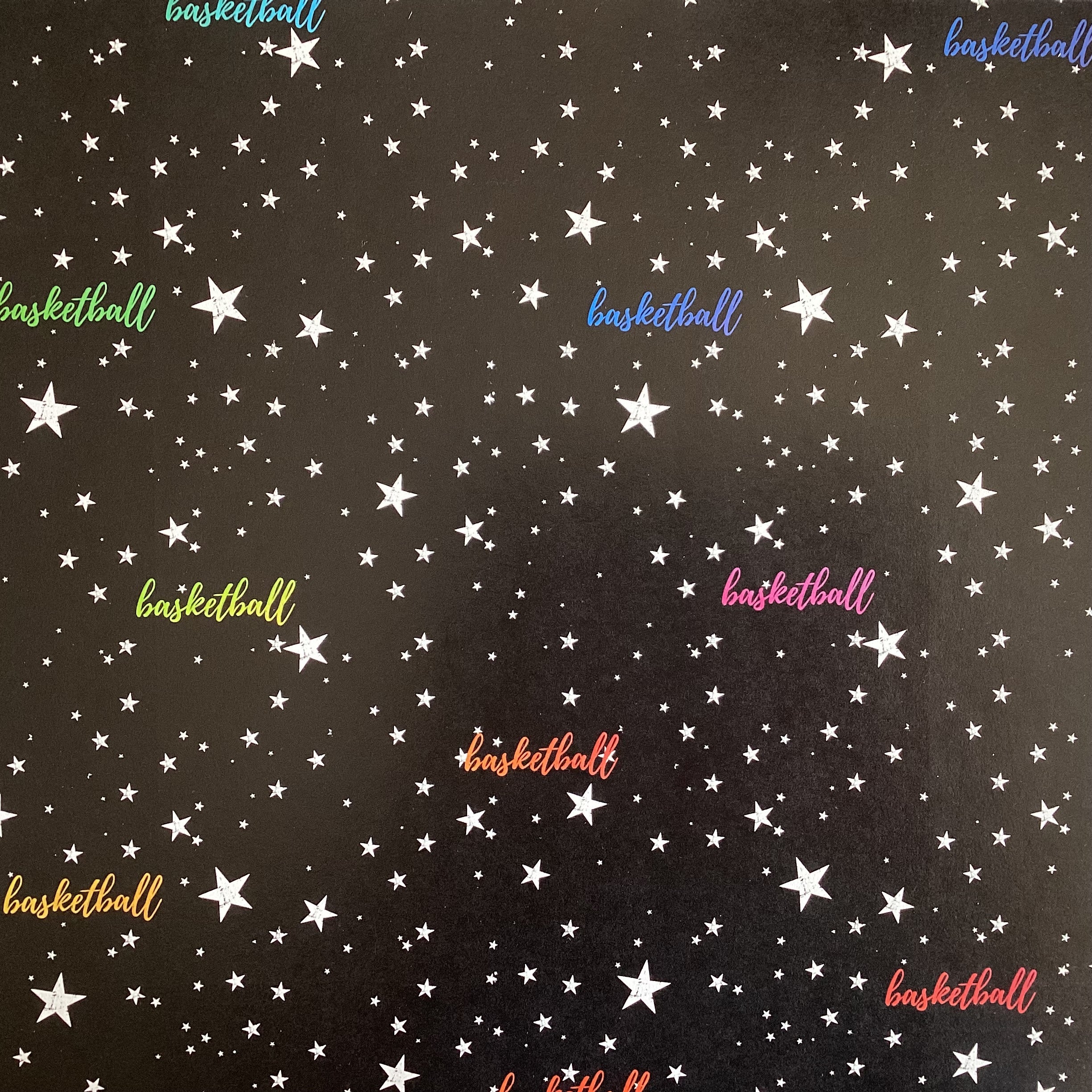Neon Title LAS VEGAS ACES 12"X12" Scrapbook Paper