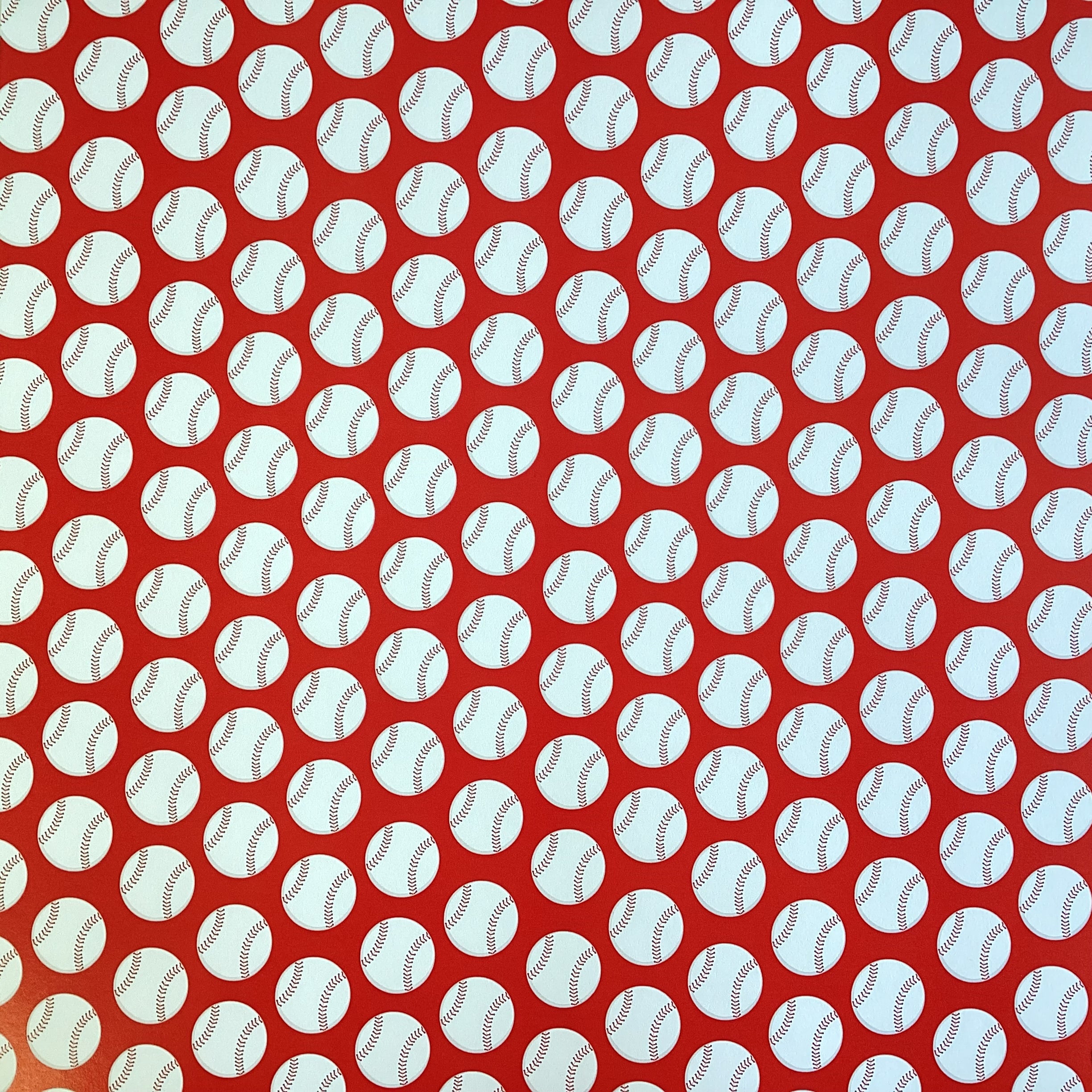 Scrapbooksrus DODGERS BASEBALL 12"X12" Scrapbook Paper Kit 12 Sheets