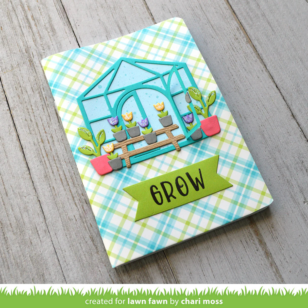 Lawn Cuts BUILD A GREENHOUSE Custom Craft Dies 13pc