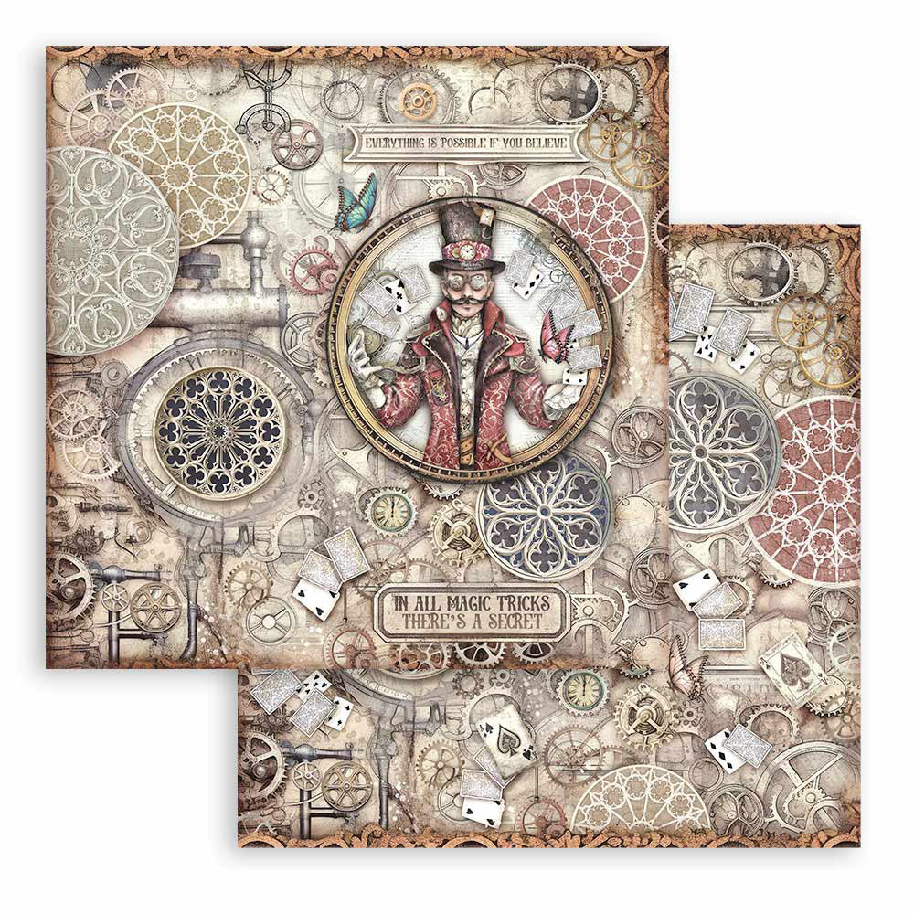 Stamperia MASTER OF MAGIC 12"X12" Scrapbook Paper Pack
