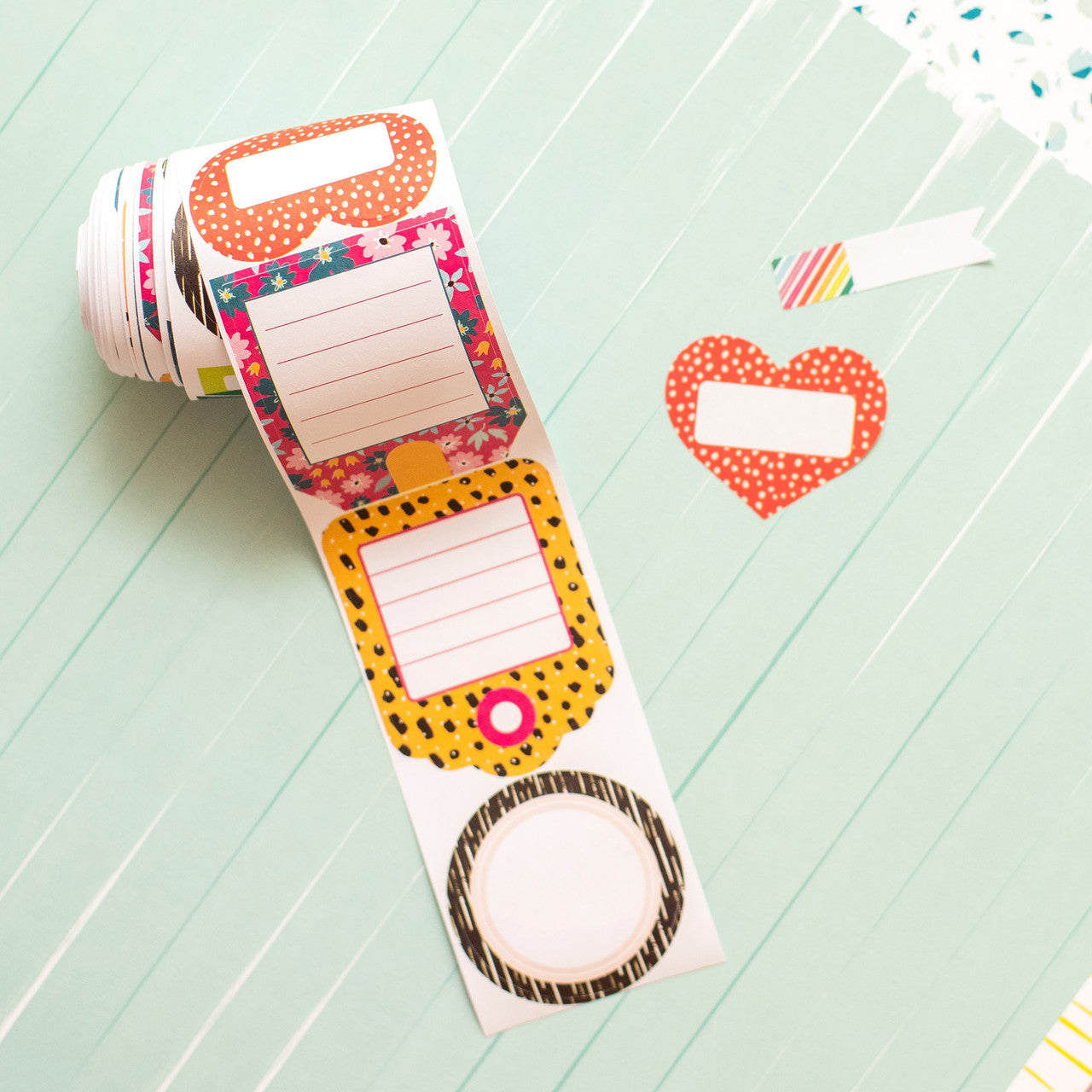 Amy Tangerine BRAVE & BOLD Sticker Roll 5yd