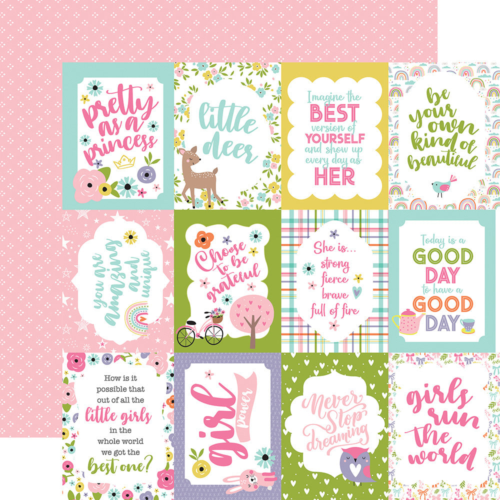 Echo Park ALL ABOUT A GIRL 12"X12" Scrapbook Collection Kit