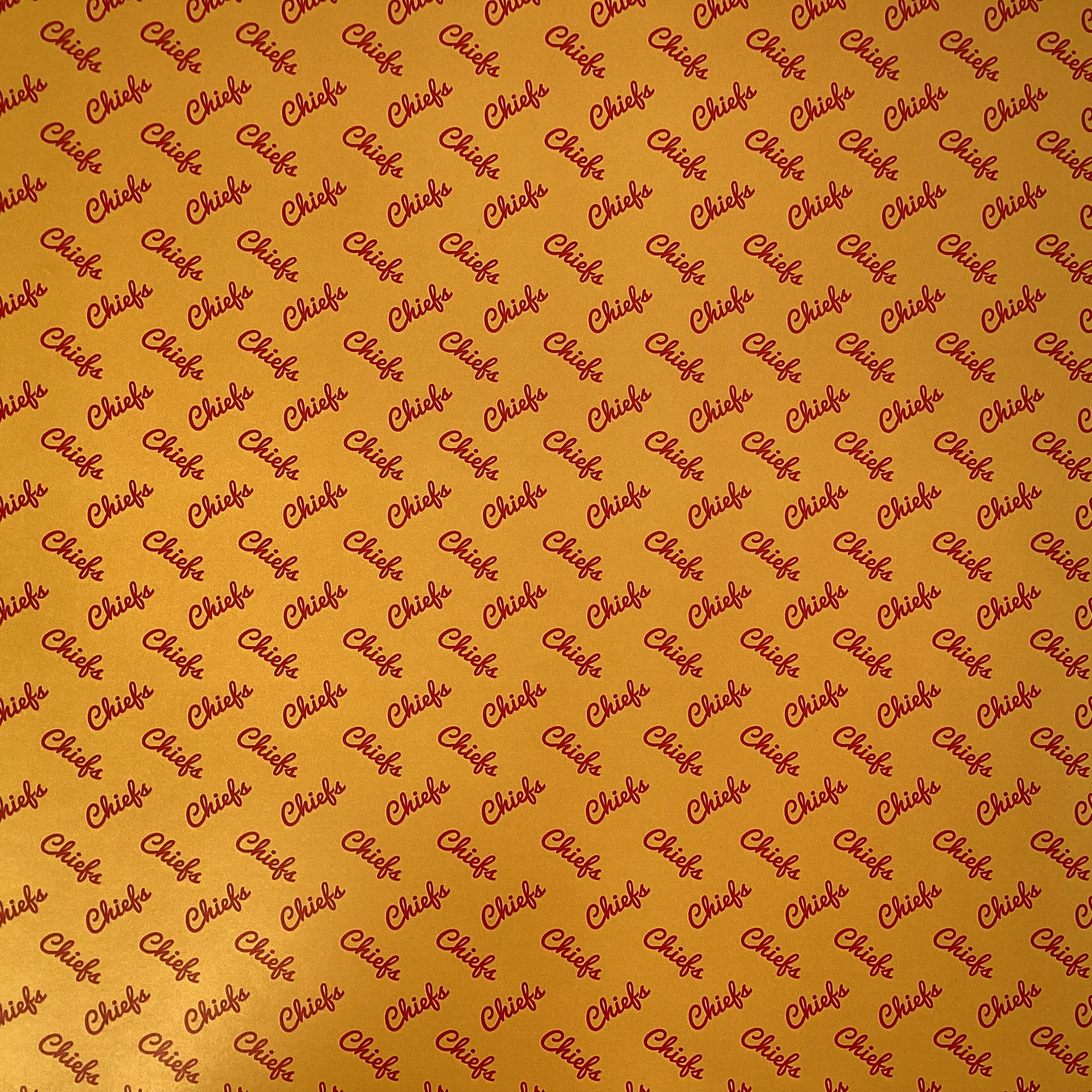 Scrapbooksrus CHIEFS FOOTBALL 12"X12" Scrapbook Paper Kit 12 Sheets