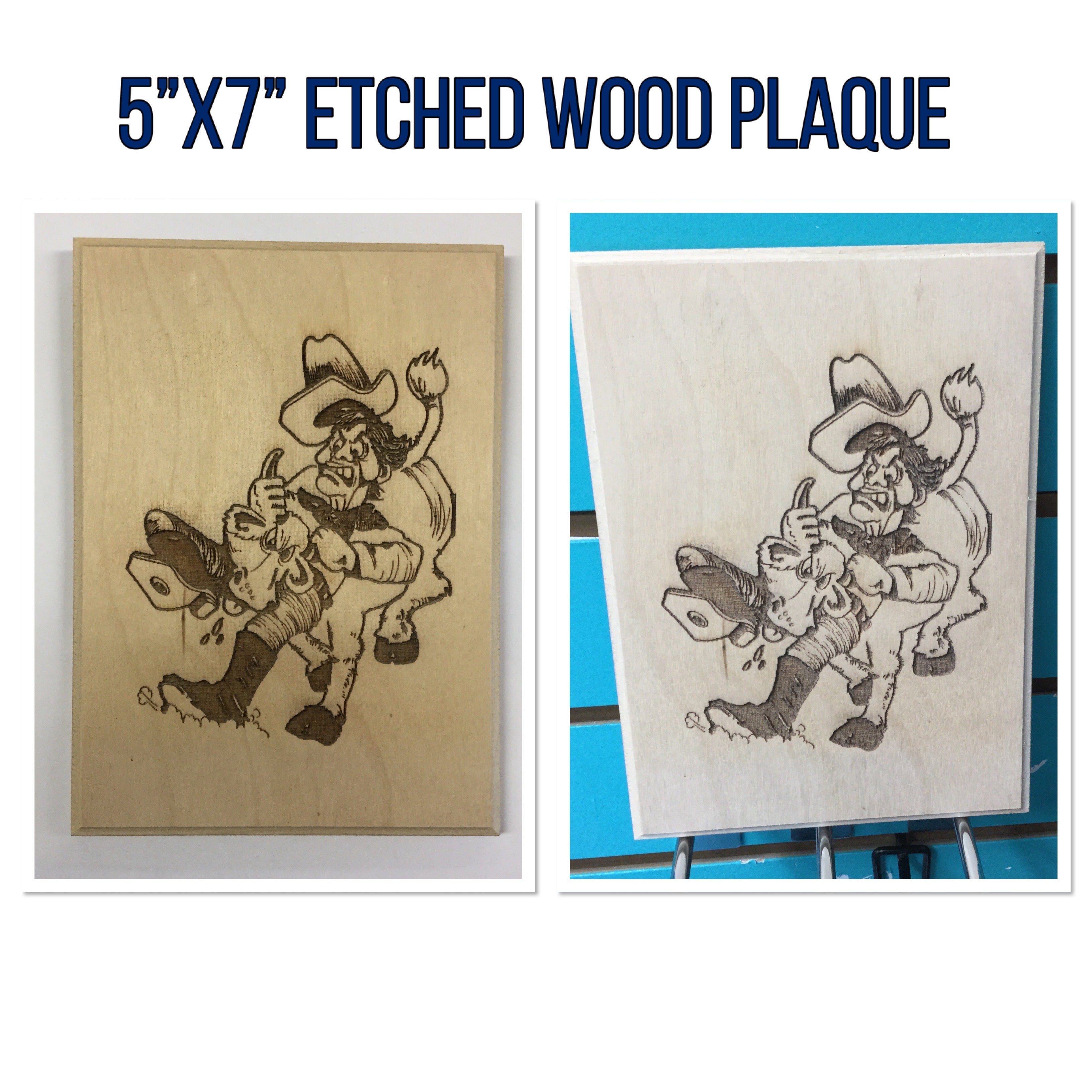 ETCHED WOOD PLAQUE Wall Art Sign Home Decor