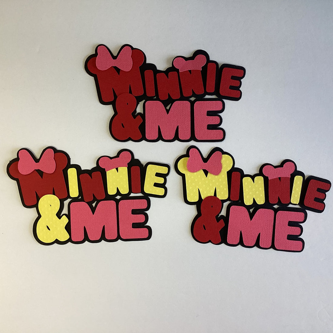 MINNIE ME Scrapbook Die Cut Embellishment