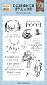 Echo Park WINNIE THE POOH Clear Designer Stamps