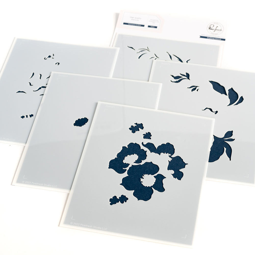 Pinkfresh Studio NOTHING BUT THE BEST Clear Stamp Stencel & Die Set 13pc
