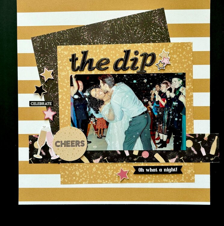 Photoplay RINGING IN THE NEW YEAR 12”X12” Element Stickers