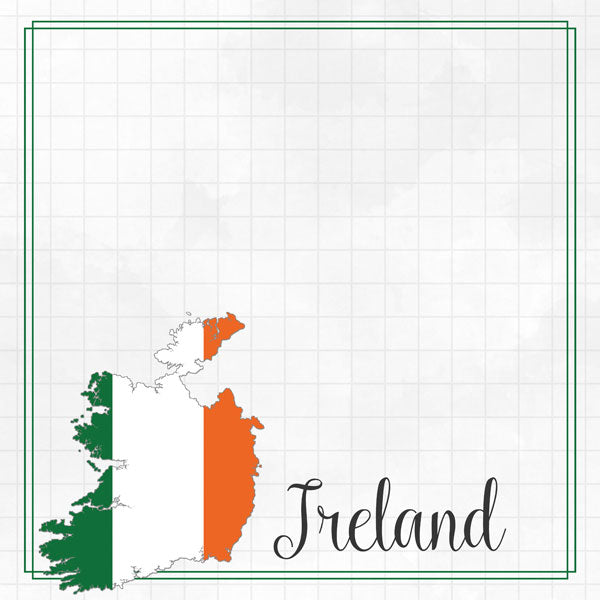 Scrapbooksrus IRELAND ADVENTURES 12”X12” Scrapbook Kit