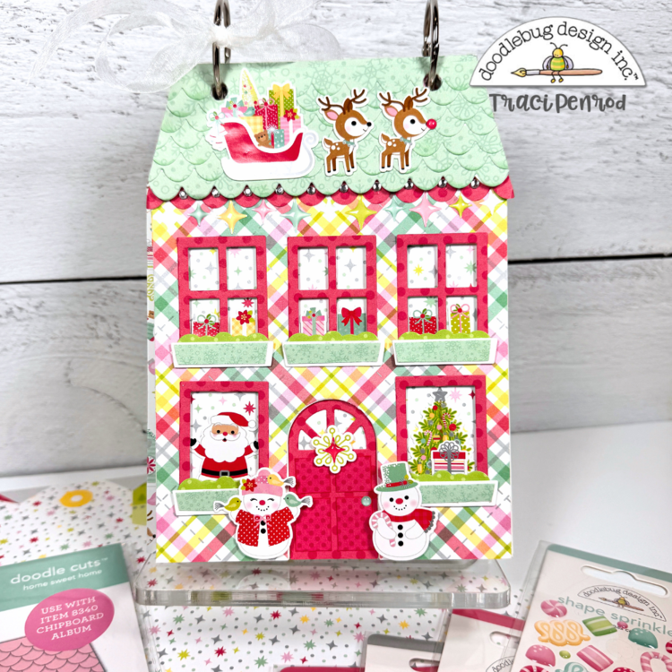 Doodlebug HOME SWEET HOME Chipboard Album