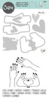 Sizzix BIG HUGS Framelits With Stamps 10pc