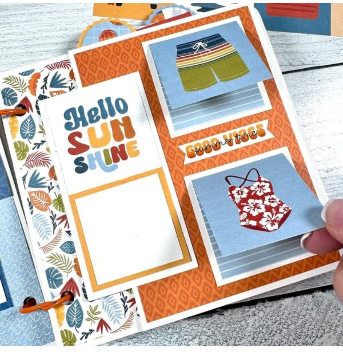 Echo Park SUMMER VIBES Collection Kit 12”X12” 13pc