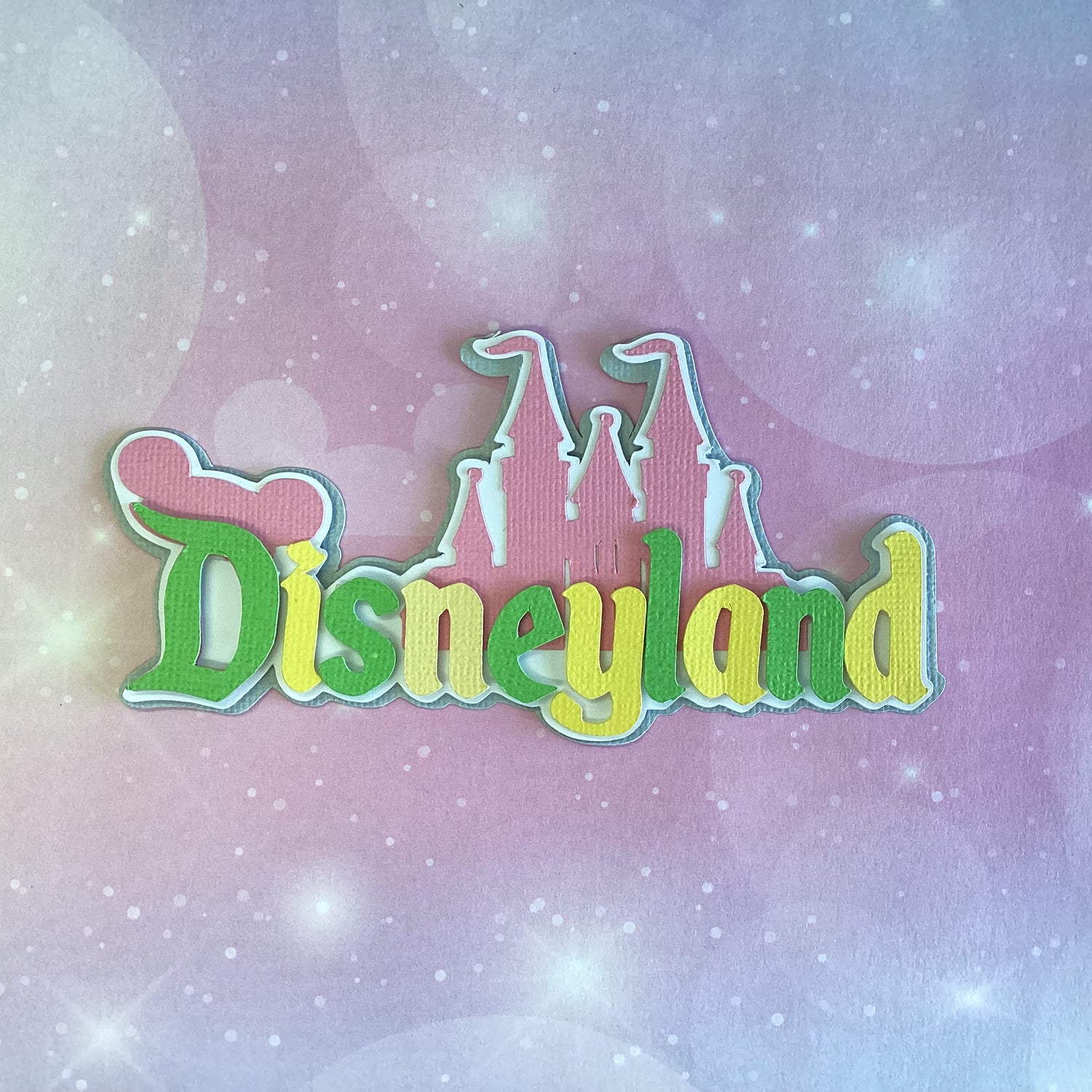 Like Disney DISNEYLAND Castle Title Diecut