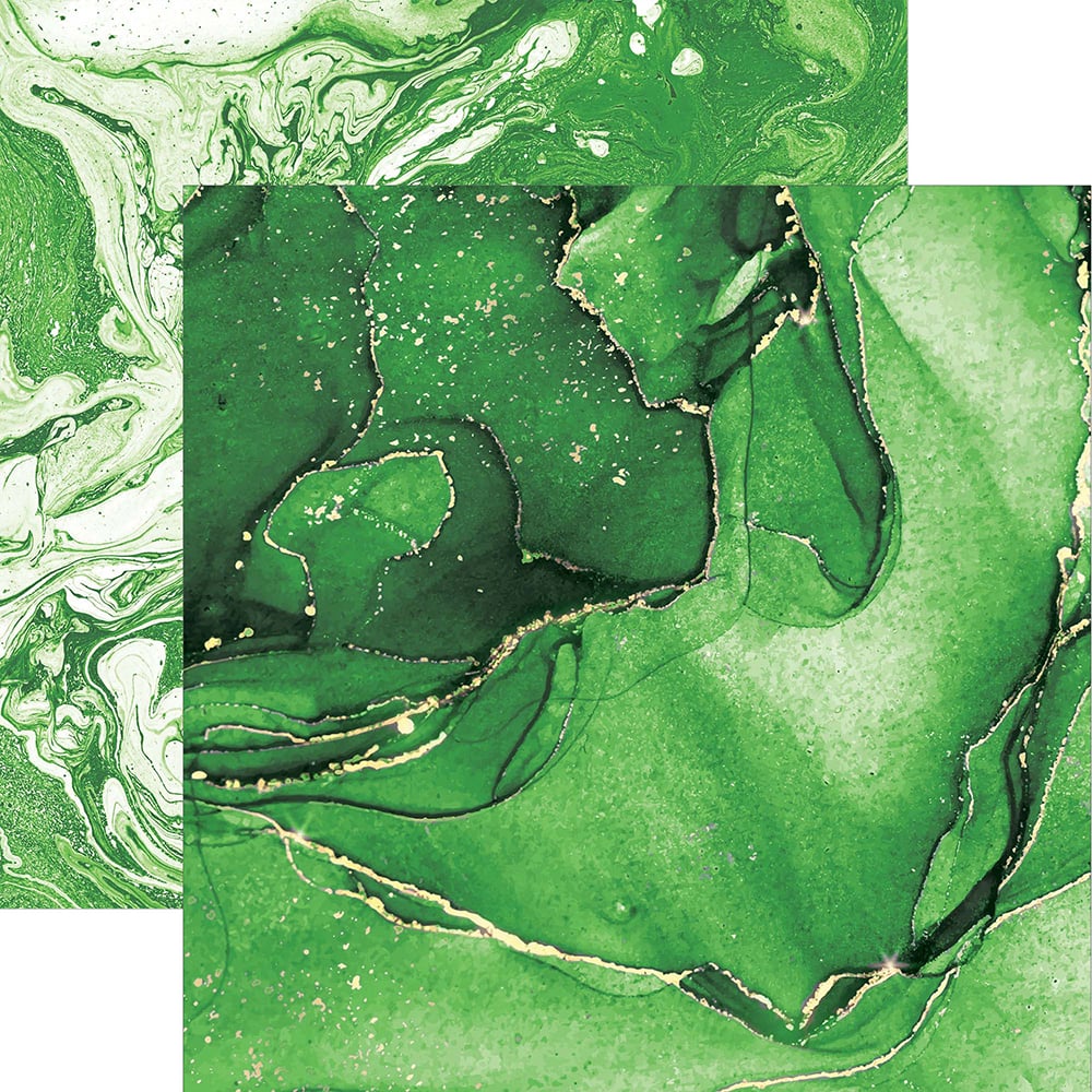 Paper House WATERCOLOR MARBLE 12"X12" Scrapbook Paper