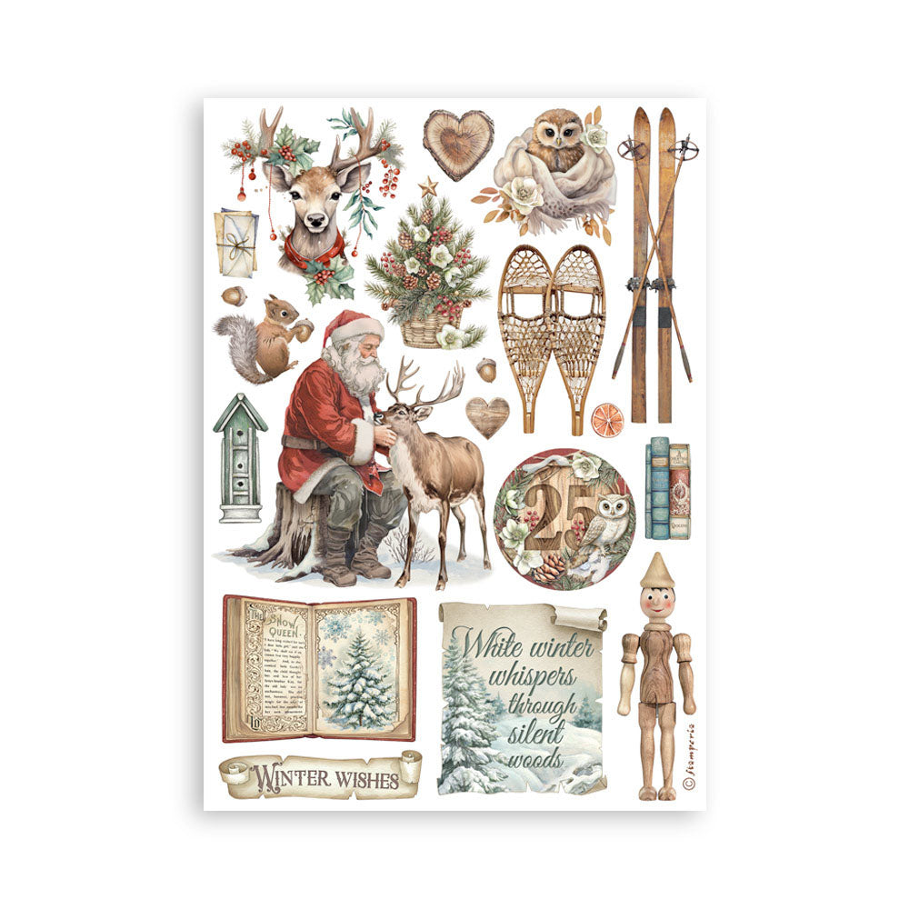 Stamperia THE OWL’S HOUSE WASHI PAD 8 Sheets