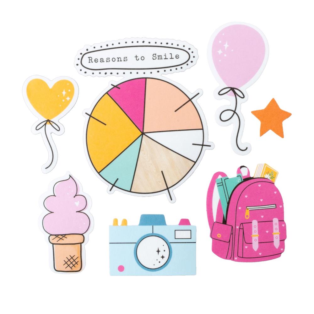 Shimelle REASONS TO SMILE Paperie Pack 210pc