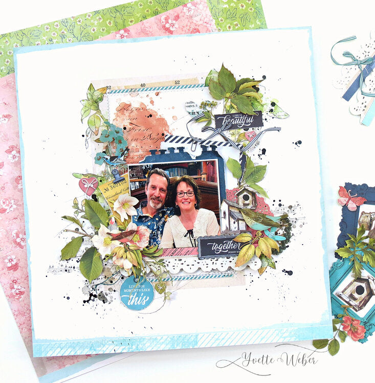 49 and Market BIRDSONG Blendable Rub-On Transfers