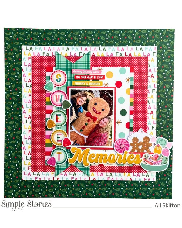 Simple Stories HARD CANDY CHRISTMAS Sweets Bits 84pc