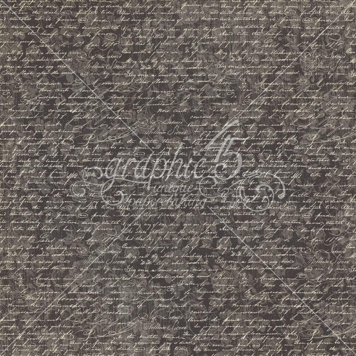 Graphic 45 MON AMOUR COLLECTOR’S EDITION 12”X12” Scrapbook Paper Pack