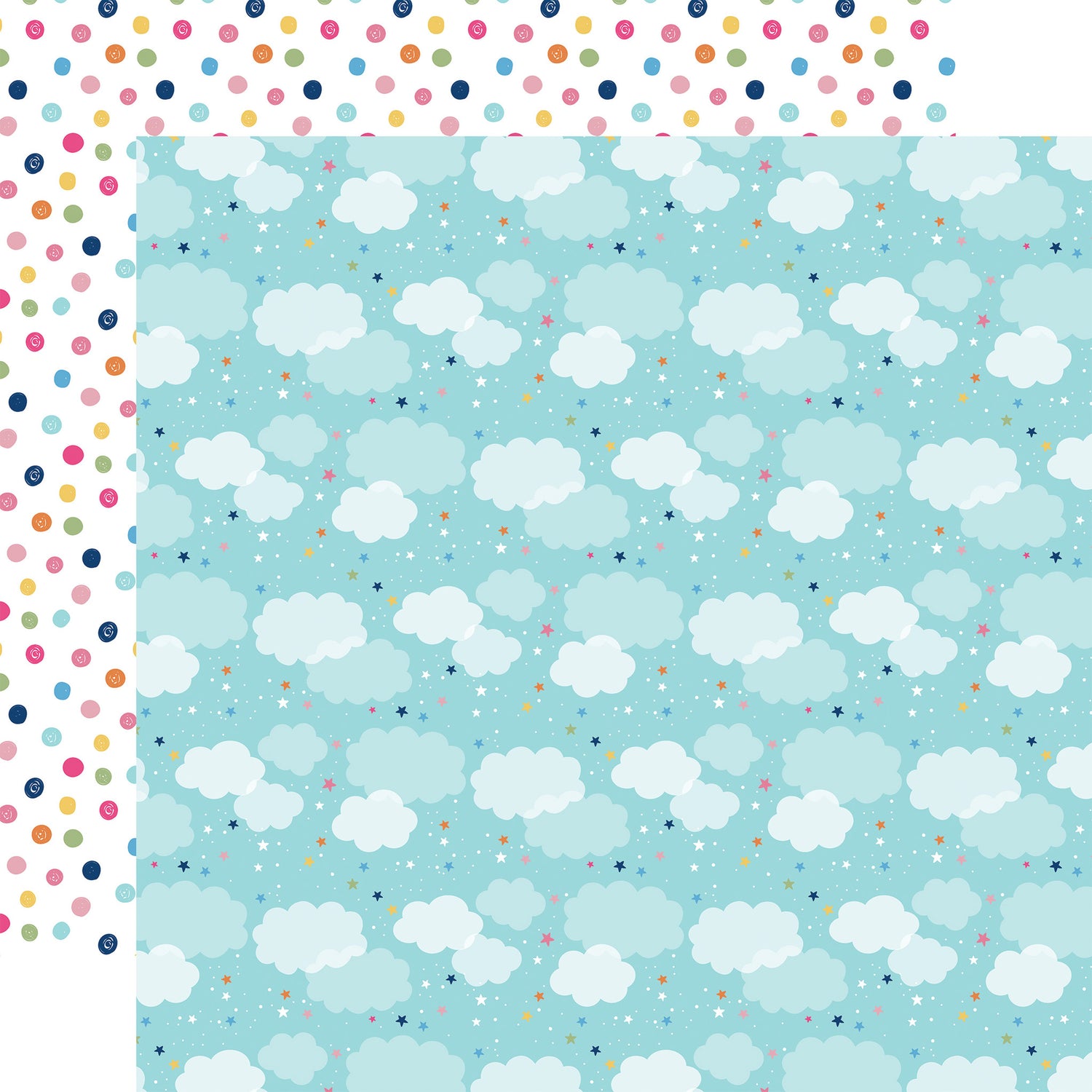 Echo Park PLAY ALL DAY GIRL 12”X12” Scrapbook Paper