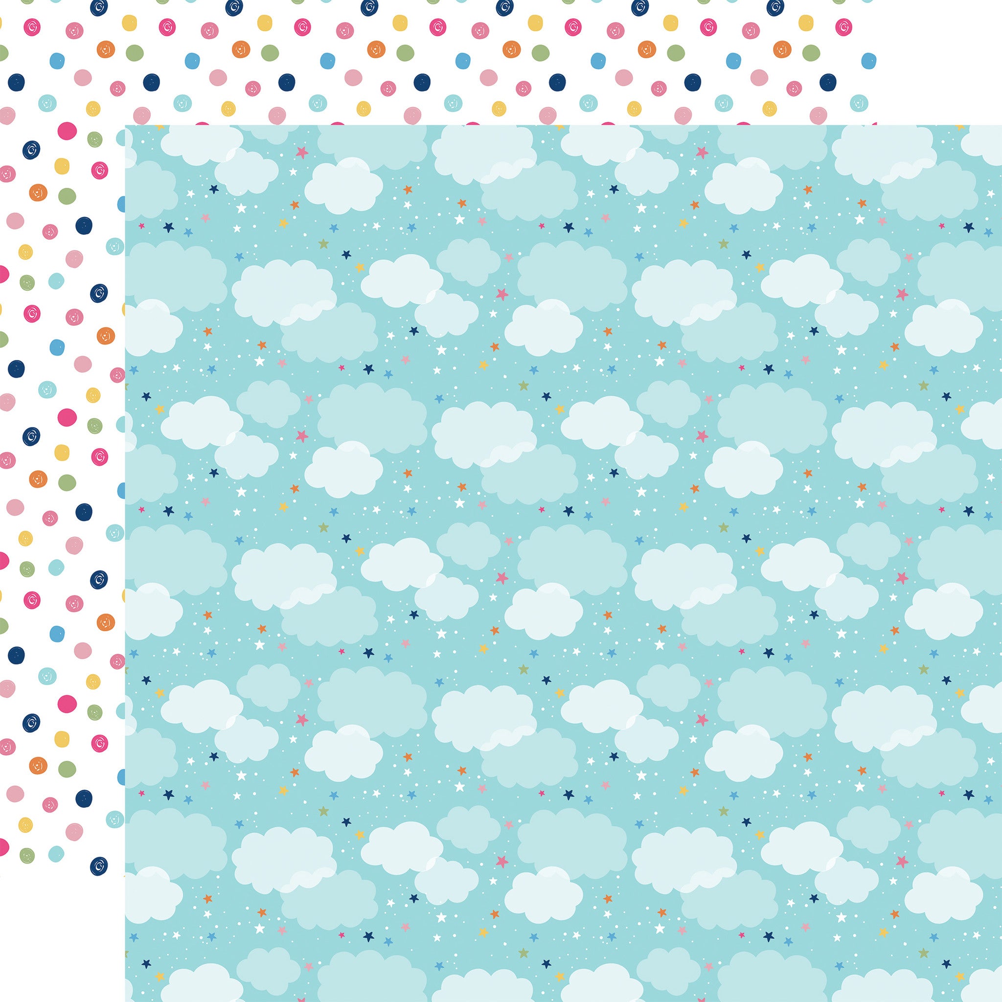 Echo Park PLAY ALL DAY GIRL 12”X12” Scrapbook Paper