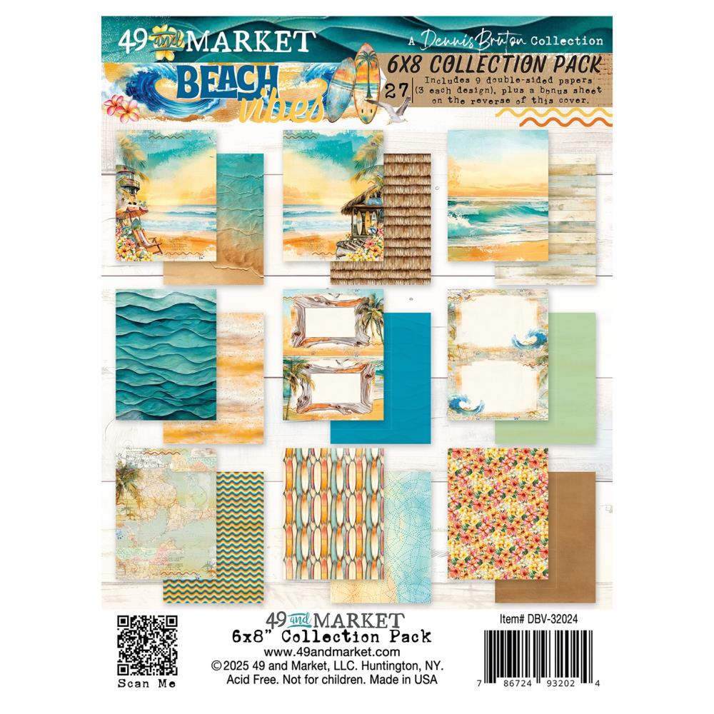 49 and Market BEACH VIBES 6X8 Collection Pack
