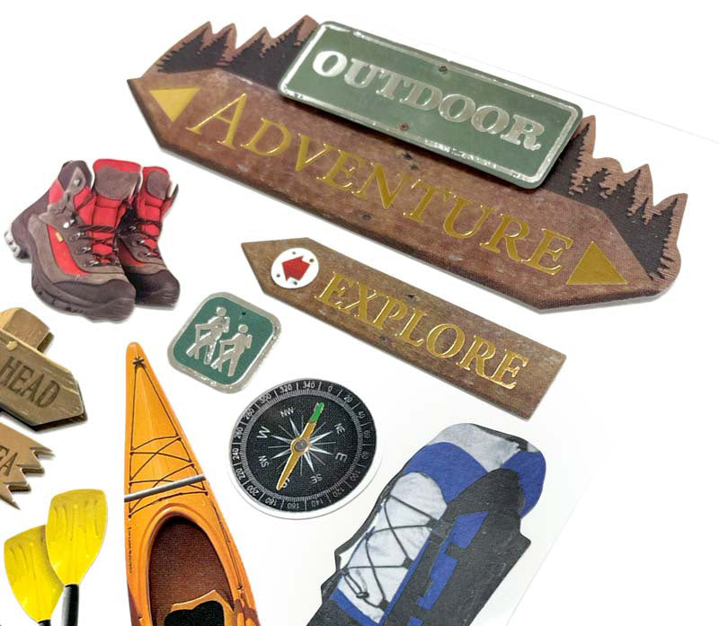 Paper House OUTDOOR 3D Stickers
