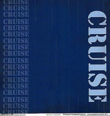 CRUISE PAPER PACK 12"X12" Travel Scrapbook Papers 9 Sheets