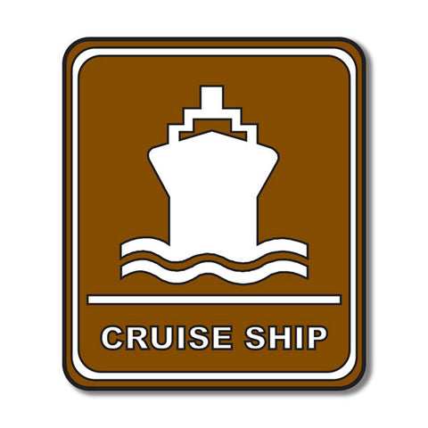 CRUISE SHIP SIGN Laser DieCut Travel Embellishment