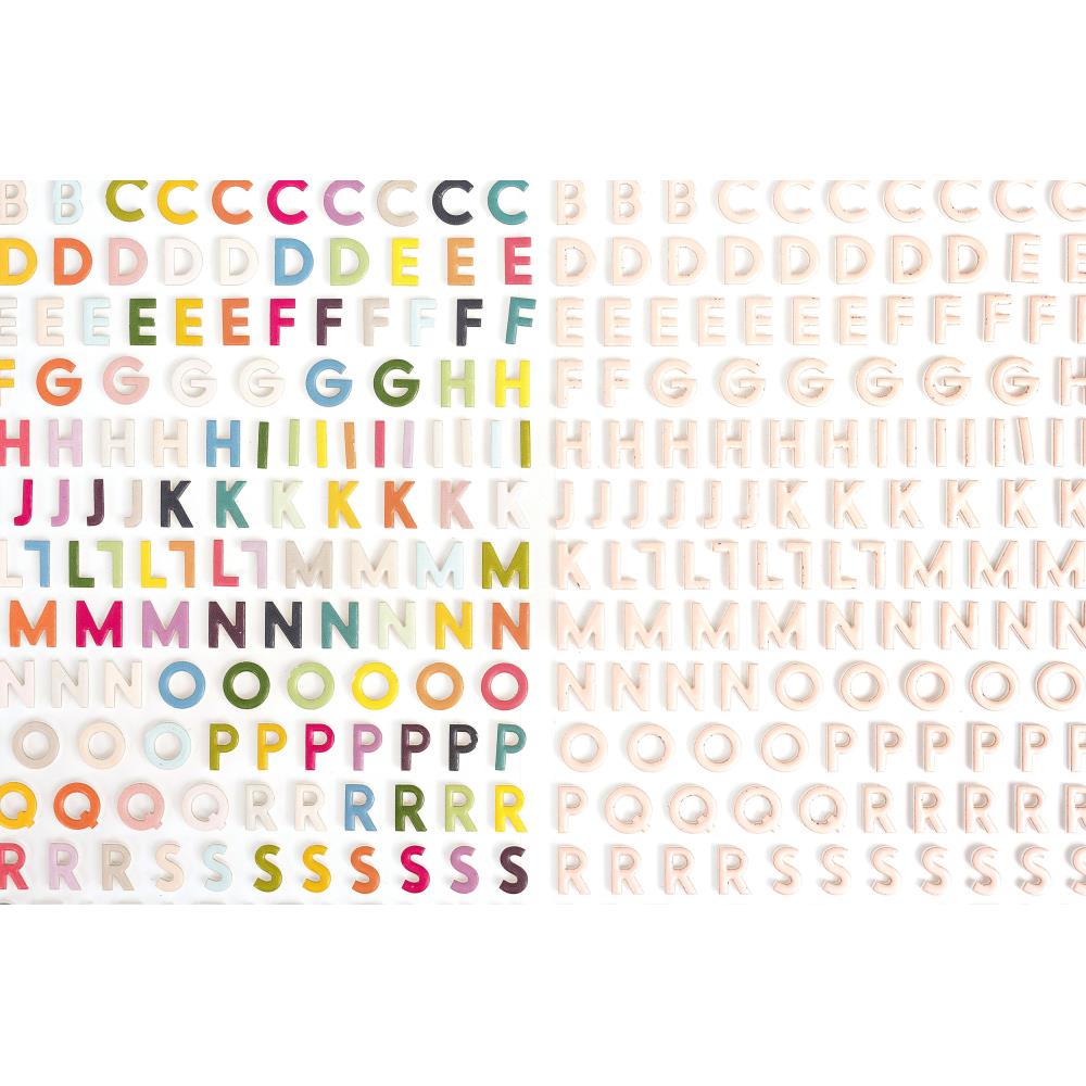Thickers HAPPY LIFE Foam Letter Stickers 494pc