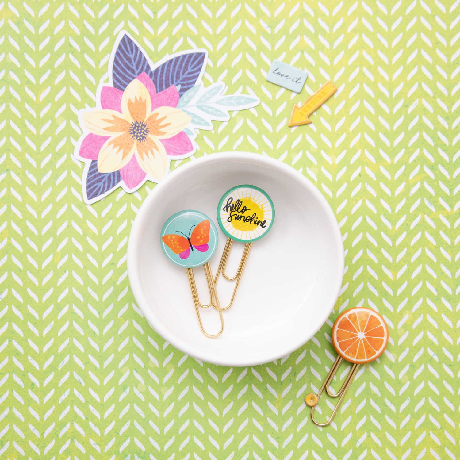 Vicki Boutin SWEET RUSH Paper Clips 6pc