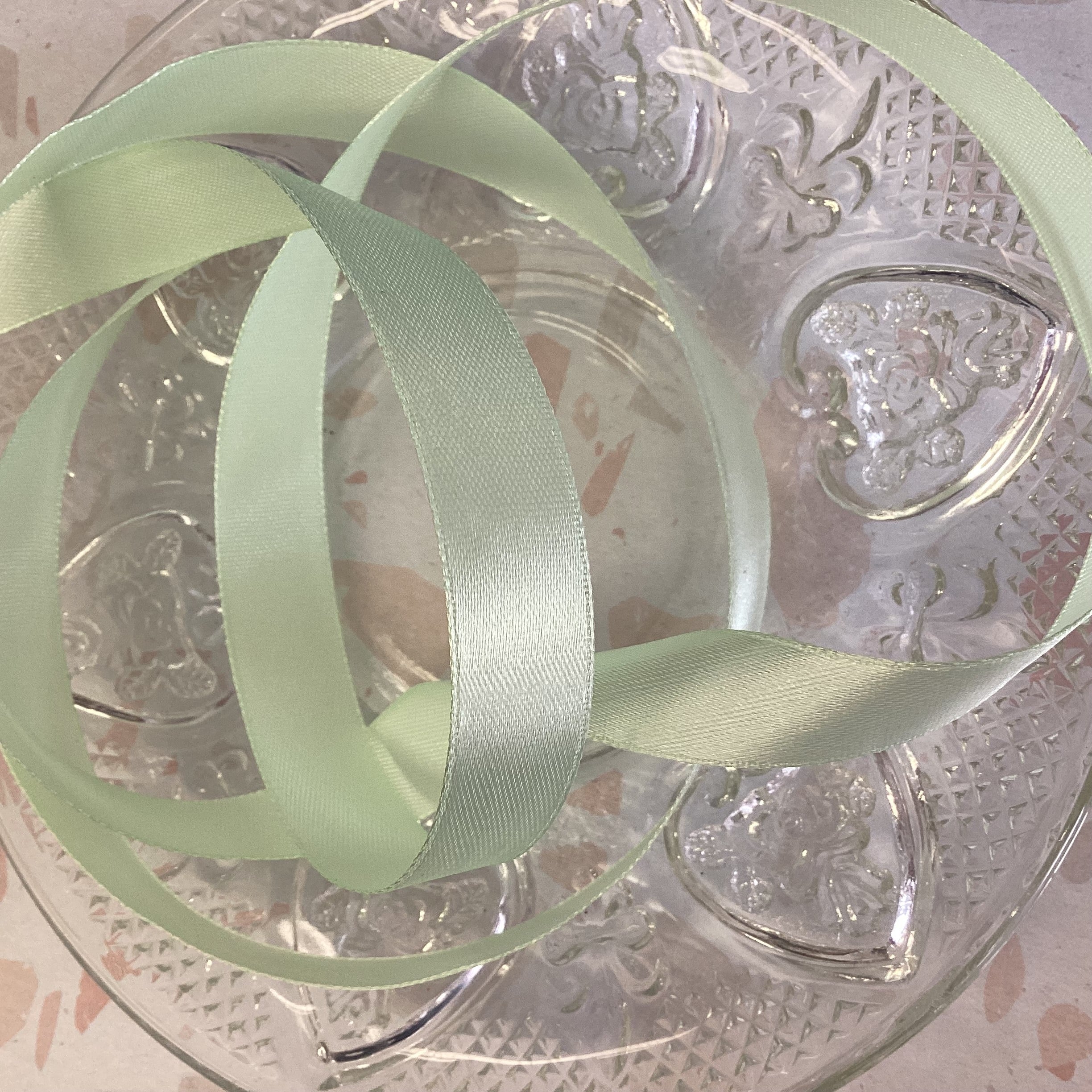 Scrapbooksrus 1/2” SATIN MINT Ribbon 1 yard yd