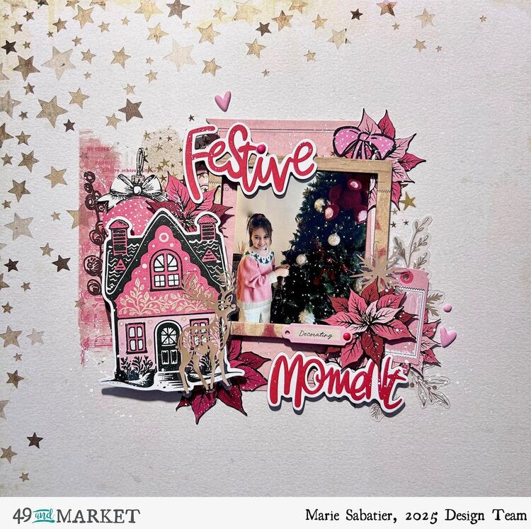 49 and Market Vicki Boutin MISTLETOE & MEMORIES Puffy Stickers
