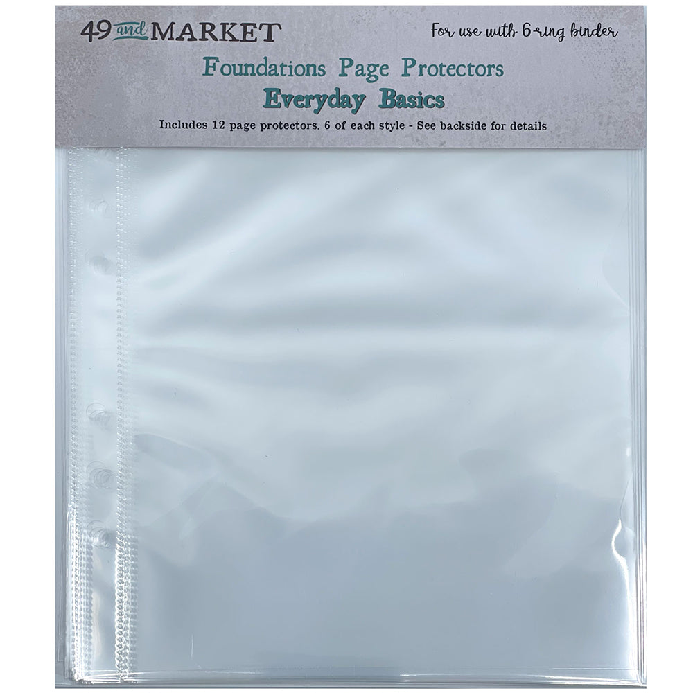 49 and Market Foundations PAGE PROTECTORS 12pg
