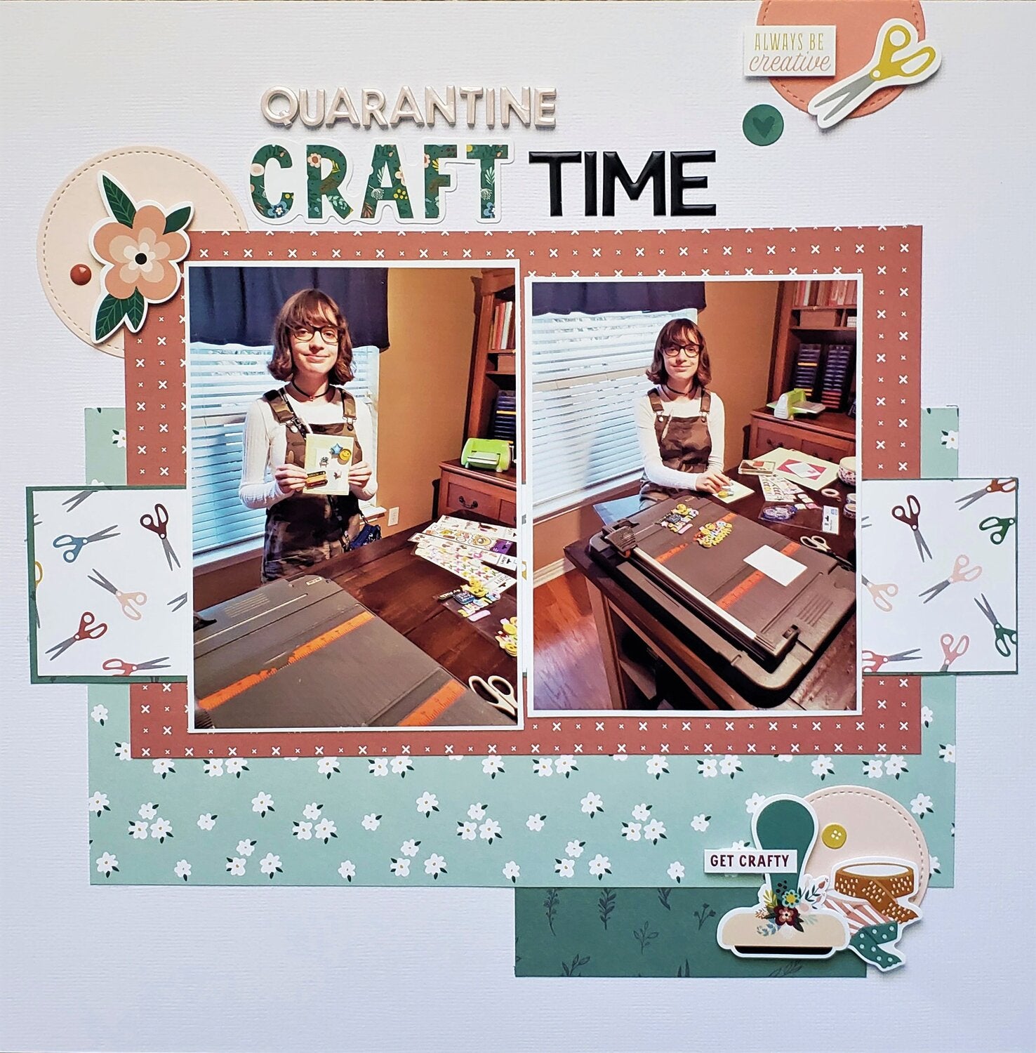 Echo Park LET’S CREATE 12"x12" Scrapbook Collection Kit