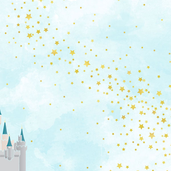 MAGICAL DAY CASTLE 12"X12" Scrapbook Paper
