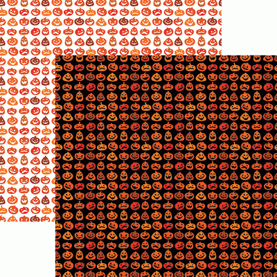 Reminisce CHILLS AND THRILLS 12"X12" Scrapbook Paper