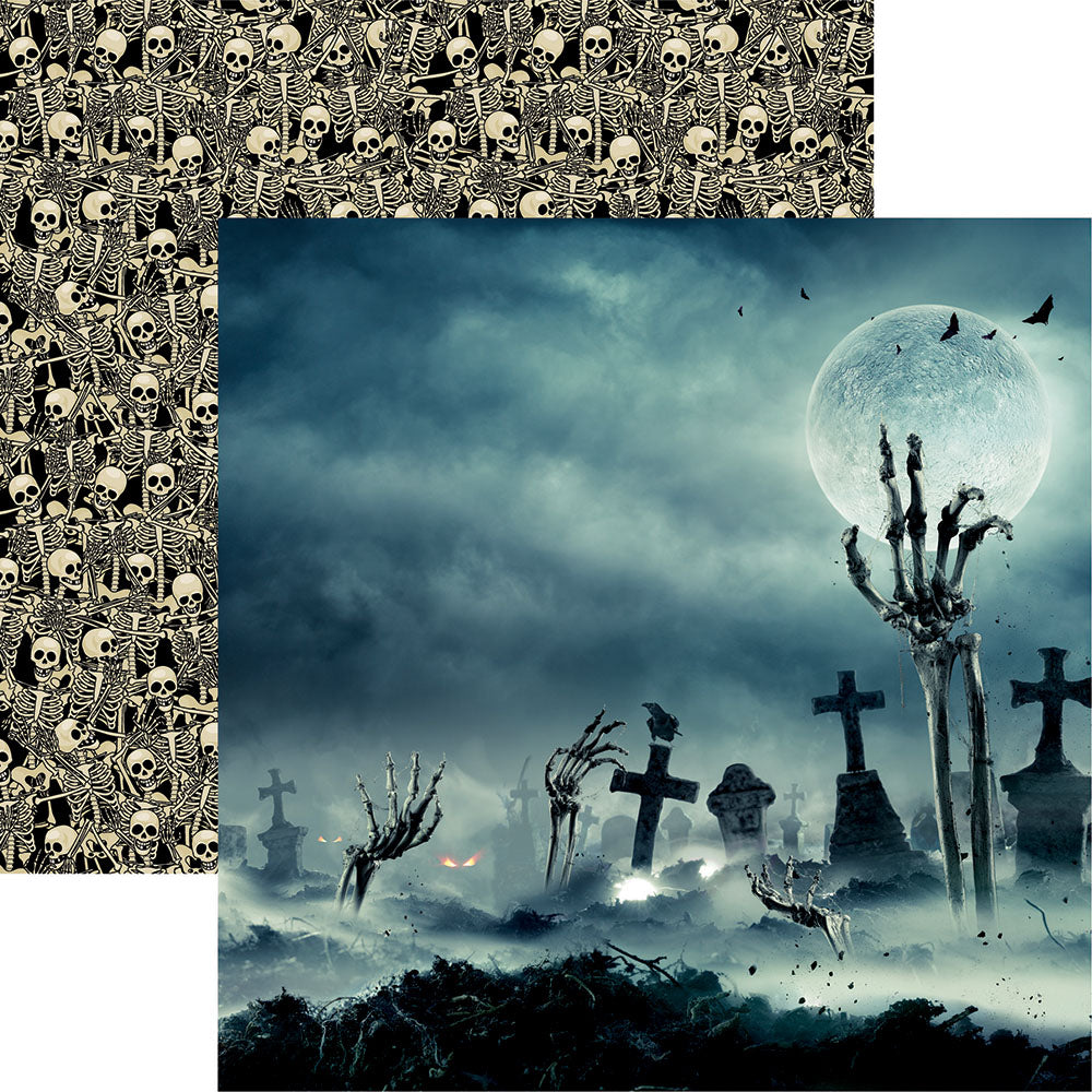 Reminisce BAD TO THE BONE 12"X12" Scrapbook Kit 9pc