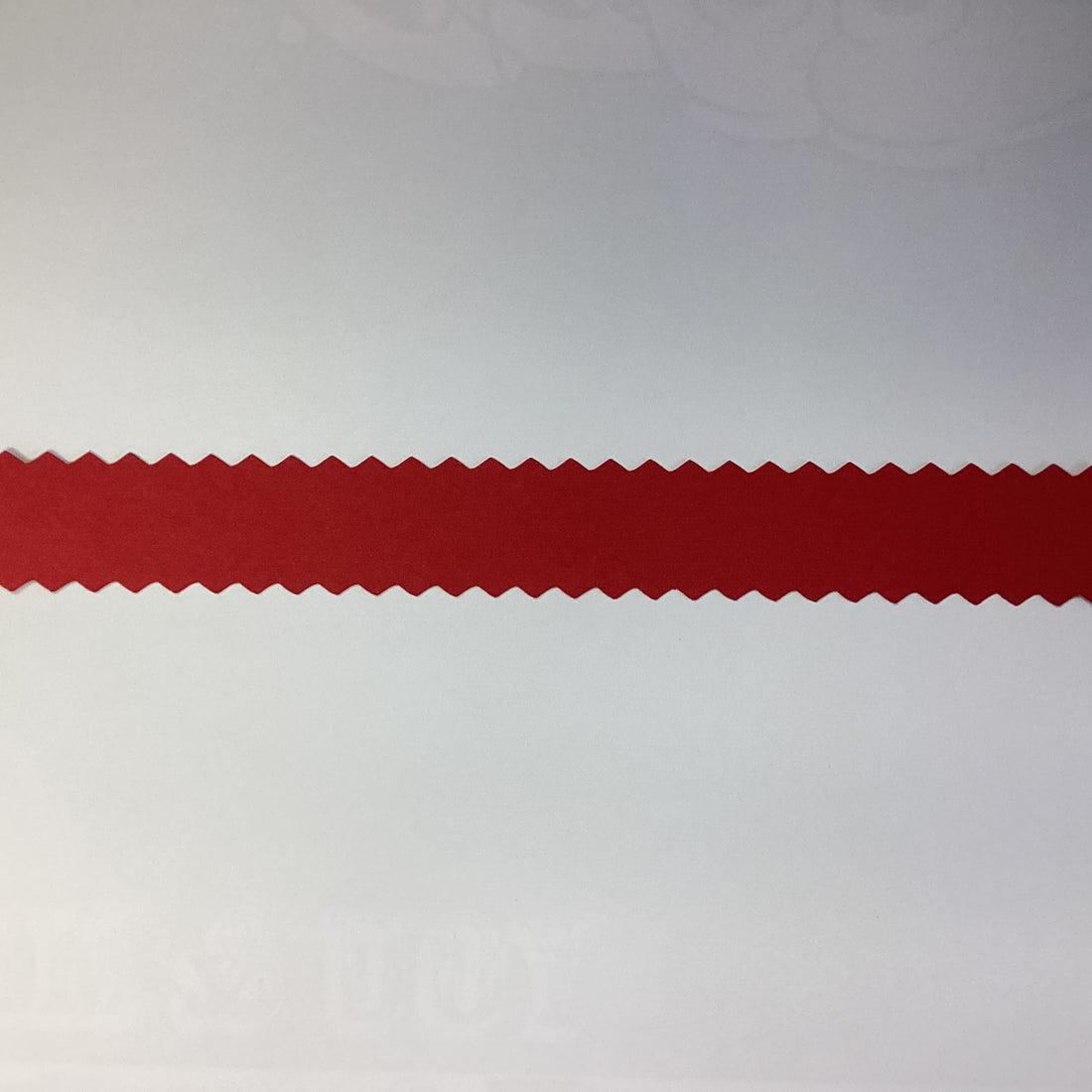 ZIGZAG BORDER Die Cut Embellishment