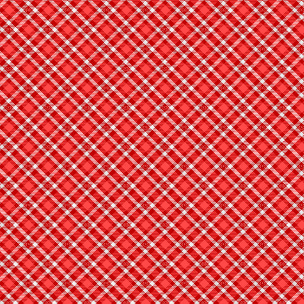 Magical MINI PLAID EARS 12"X12" Scrapbook Paper