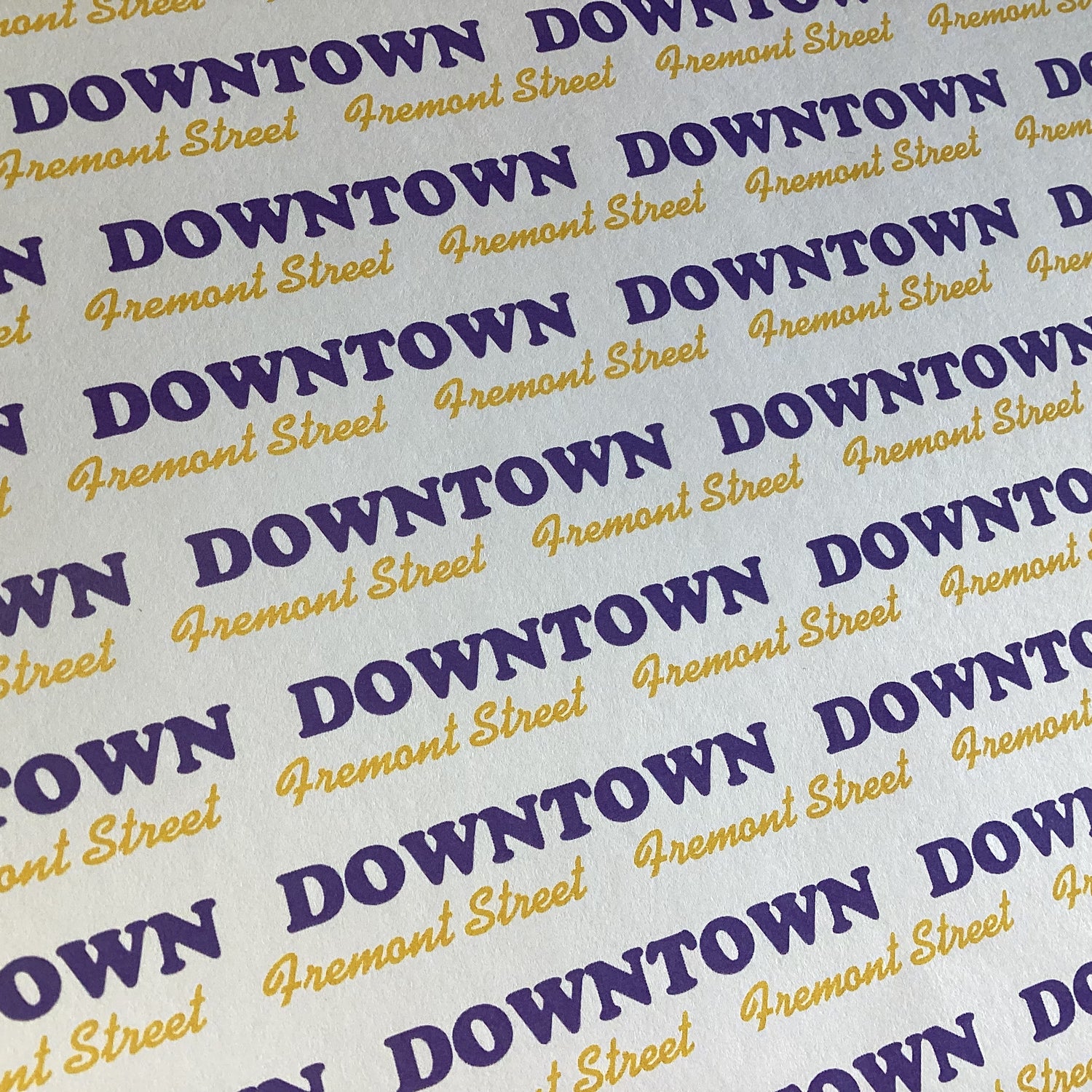 Pride DOWNTOWN FREMONT STREET 12"X12" Scrapbook Paper