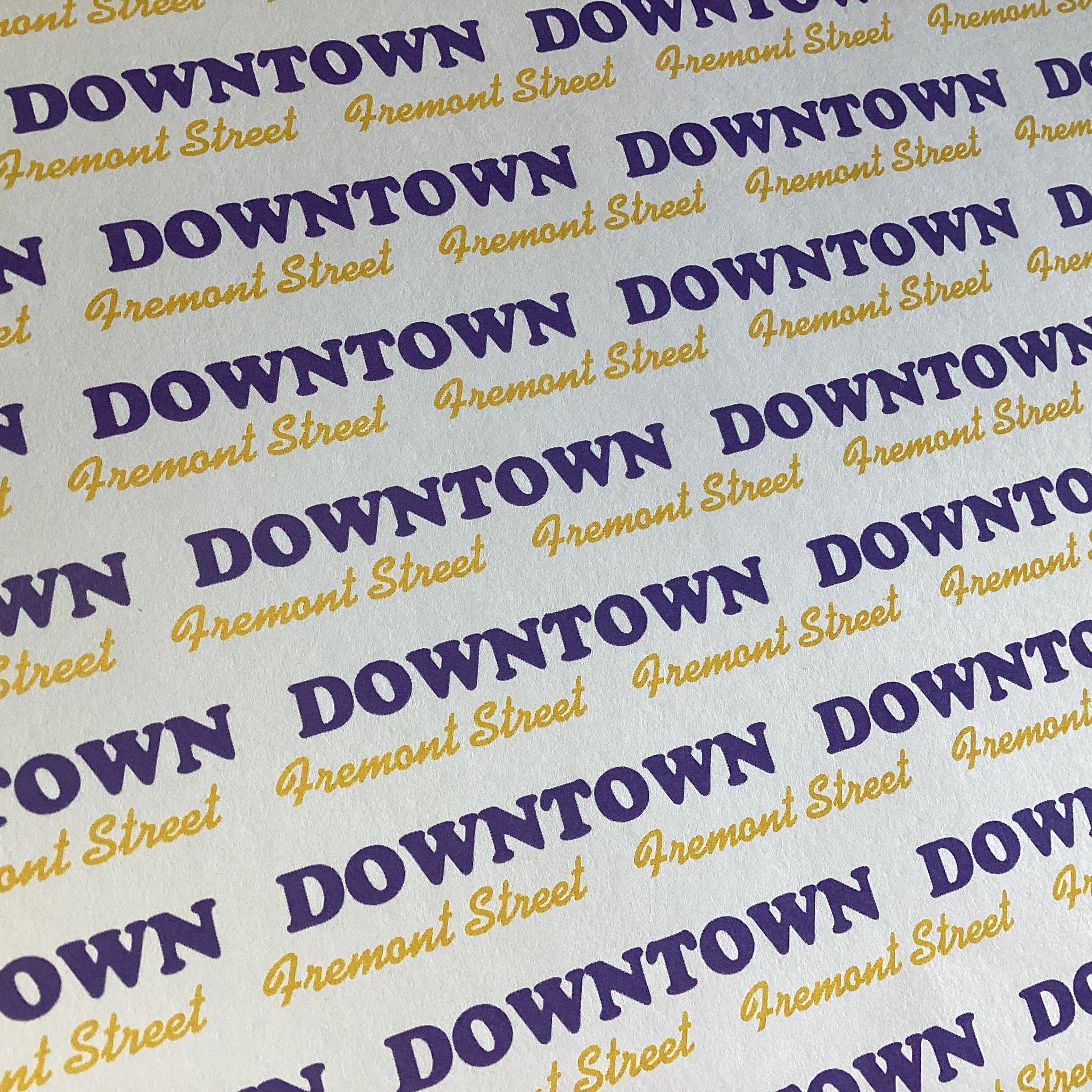 Pride DOWNTOWN FREMONT STREET 12"X12" Scrapbook Paper