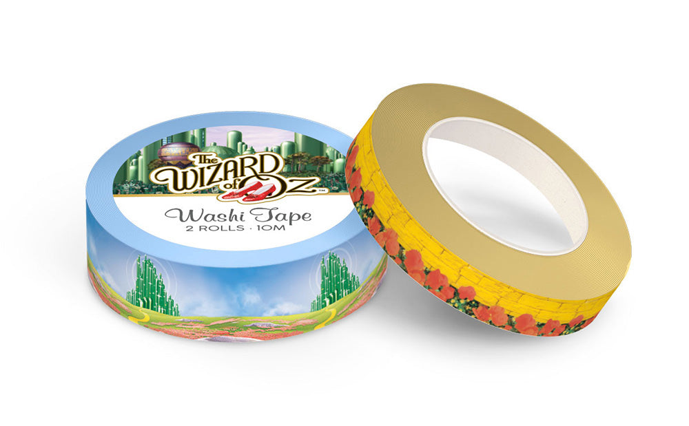Paper House WIZARD OF OZ Emerald City Washi Tape 2 Rolls