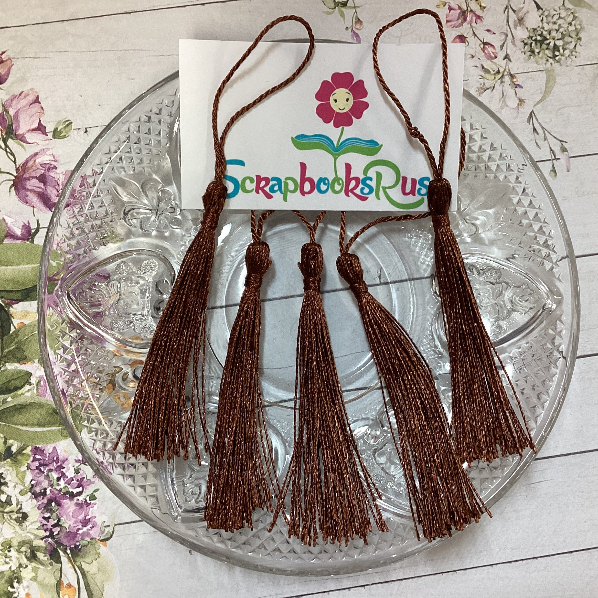 Scrapbooksrus DECORATIVE CHAINETTE TASSELS 5”