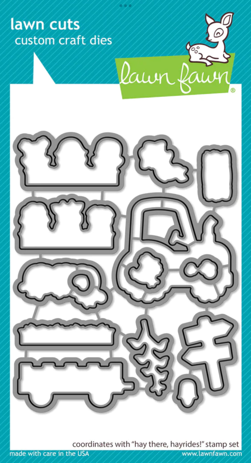 Lawn Fawn HAY THERE, HAYRIDES! Stamp & Die SET