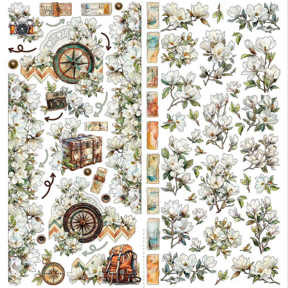 49 and Market Wanderlust Explorer LASER CUT ELEMENTS