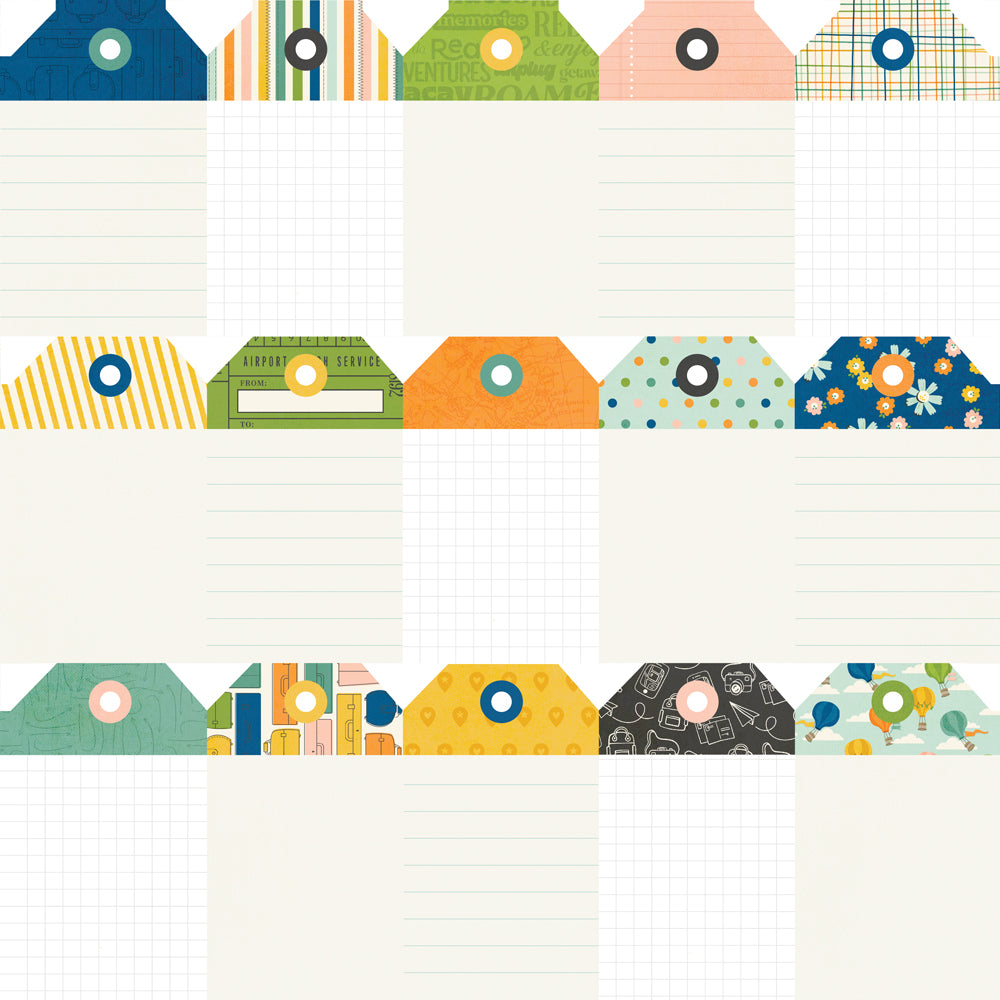 Simple Stories HAPPY TRAVELS 12”X12” Scrapbook Paper