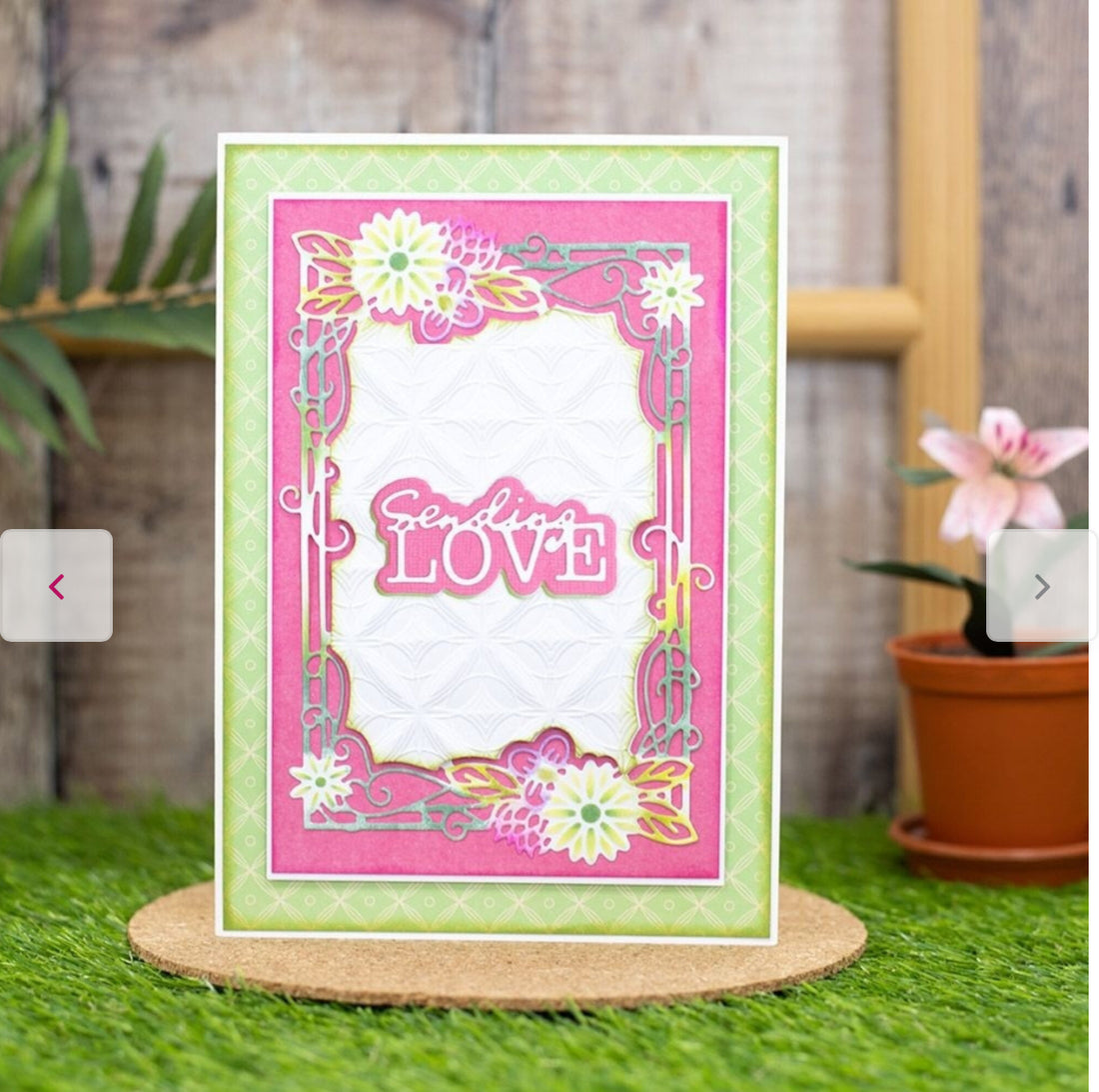 Crafter’s Companion Garden Florals PRETTY POSIES FRAME Die 1pc