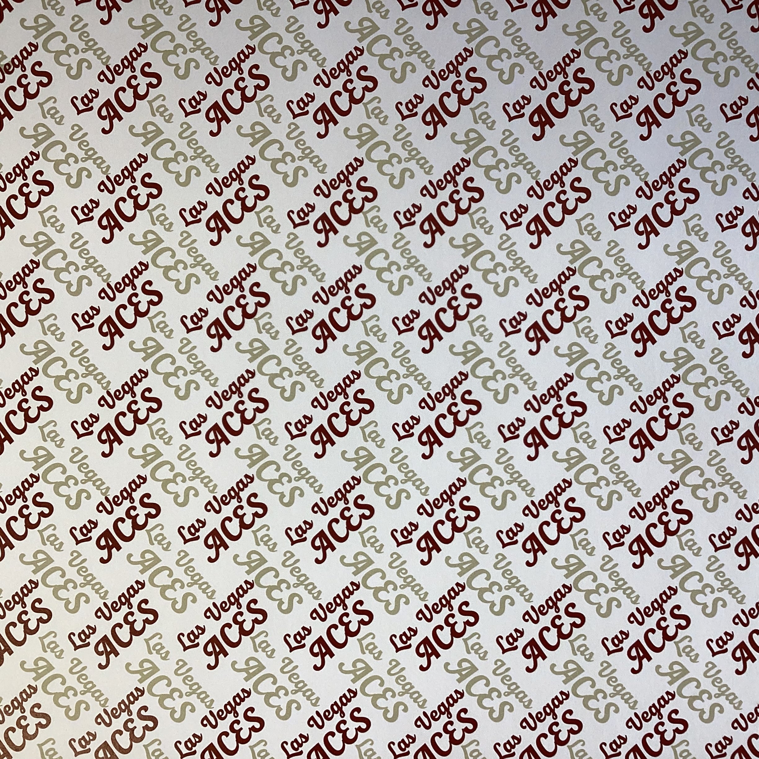 LAS VEGAS ACES DIAGONAL 12"X12" Scrapbook Customs Paper